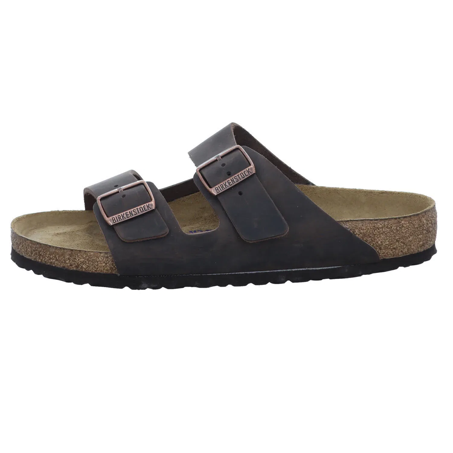 Домашние тапочки из нубука Birkenstock, коричневый — фото 2