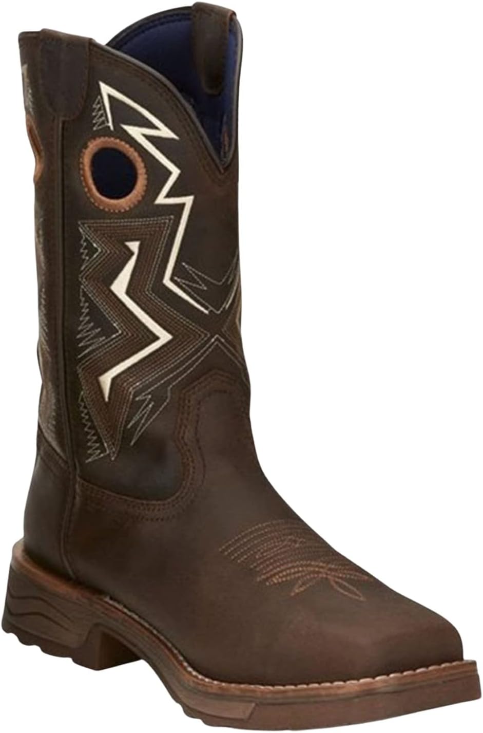 

Мужские ботинки Tony Lama Force 11 с водонепроницаемым композитным носком и широкой квадратной формой, Walnut