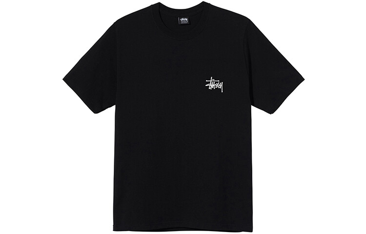 Базовая футболка черного цвета Stussy, цвет Peach — фото 2