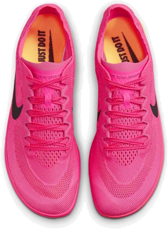 Унисекс бутсы ZoomX Dragonfly (101 - Парус/Яростно-розовый - LT Lemon Twist) Nike, Hyper Pink/Laser Orange/Black — фото 4