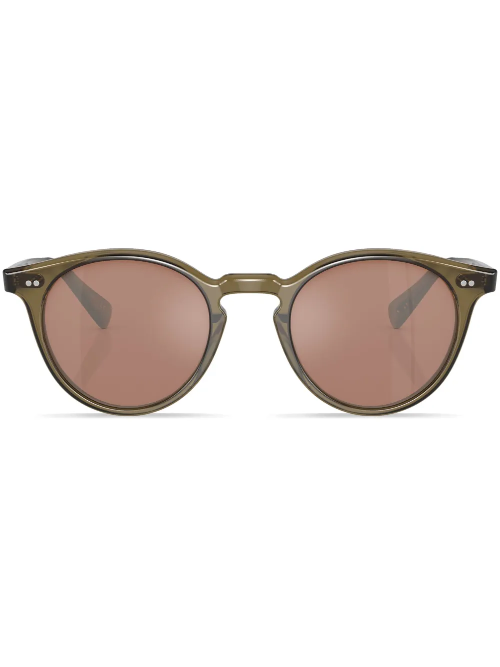 

Солнцезащитные очки Romare в круглой оправе Oliver Peoples, зеленый
