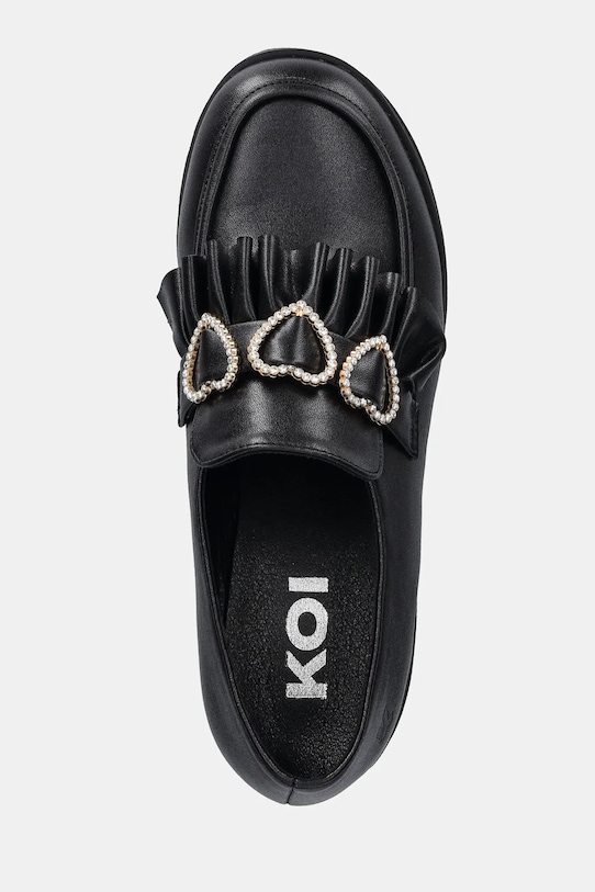 Туфли Dark Delights Chunky Heart Koi Footwear, черный — фото 4