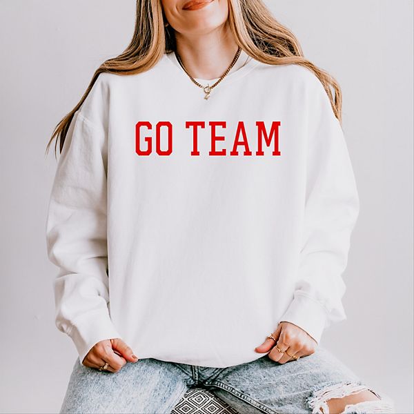 

Go team varsity - женский легкий свитшот с эффектом окрашивания Simply Sage Market, White, Белый, Go team varsity - женский легкий свитшот с эффектом окрашивания Simply Sage Market, White