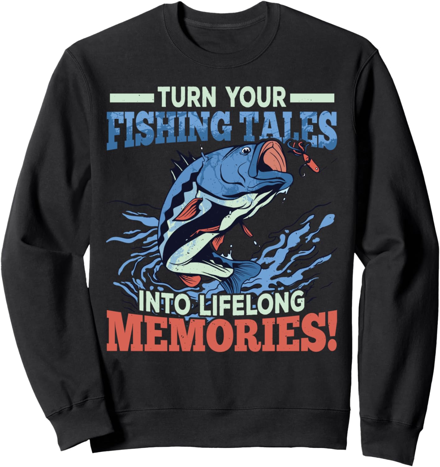 

Забавная толстовка для рыбаков с надписями - Толстовка с рыболовными историями Funny Anglers And Fishing Accessories T-Shirts, черный