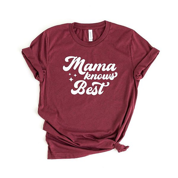 

Футболка с принтом Mama knows best stars Simply Sage Market, Maroon, Зеленый, Футболка с принтом Mama knows best stars Simply Sage Market, Maroon