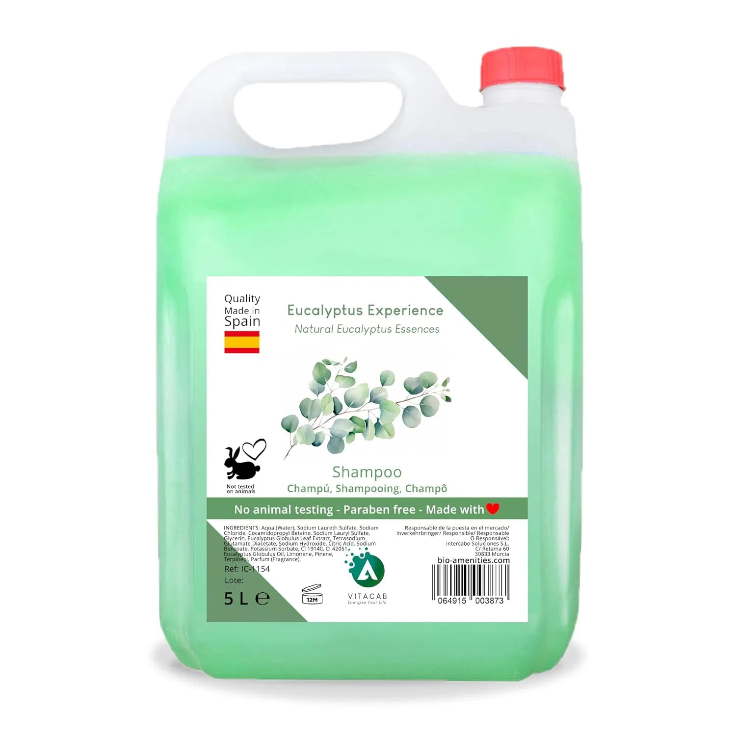 Шампунь с эвкалиптом Vitacab Champú Eucalipto, 5 л Vitacab