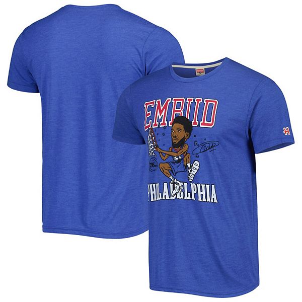 

Футболка Philadelphia 76ers с карикатурой Джоэла Эмбиида Homage