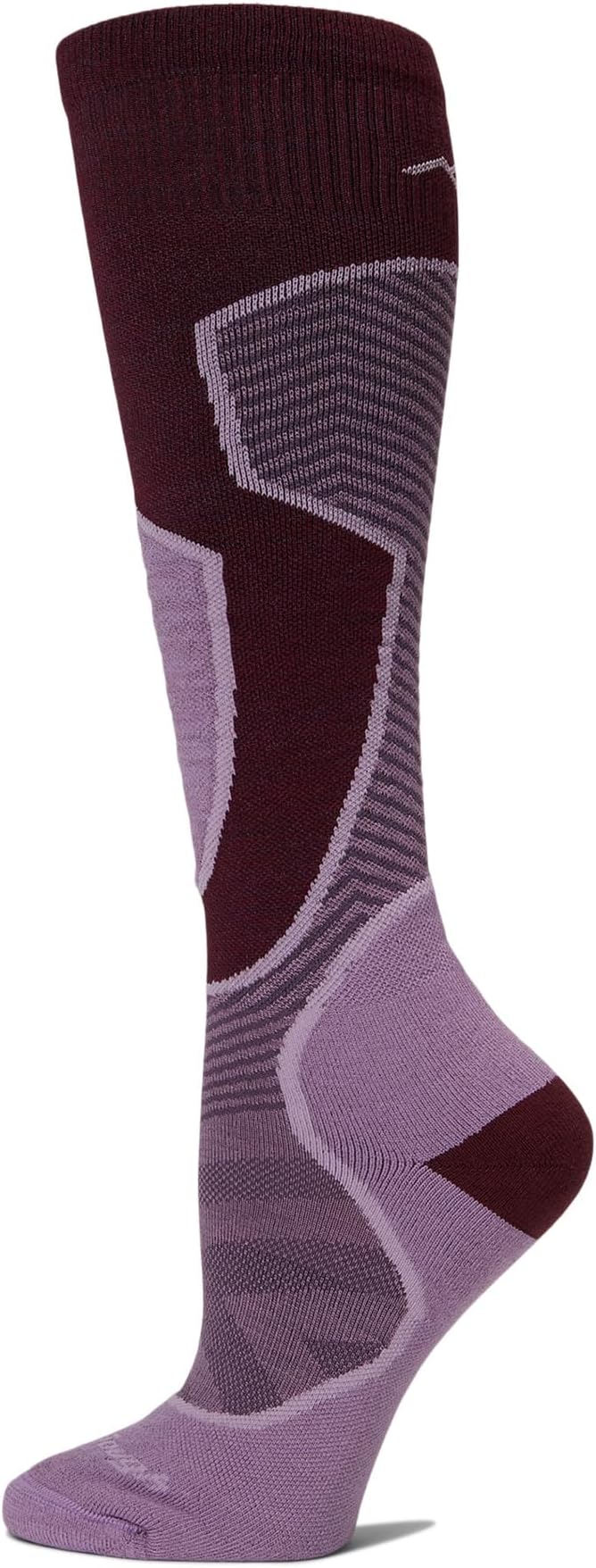 

Носки Darn Tough Vermont Women's Outer Limits OTC Lightweight with Cushion w/ Padded Shin, Burgundy