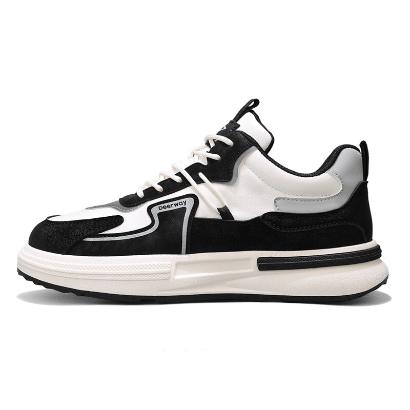

Кроссовки DEERWAY Lifestyle Shoes Men Mid-top Black/White, черный/белый