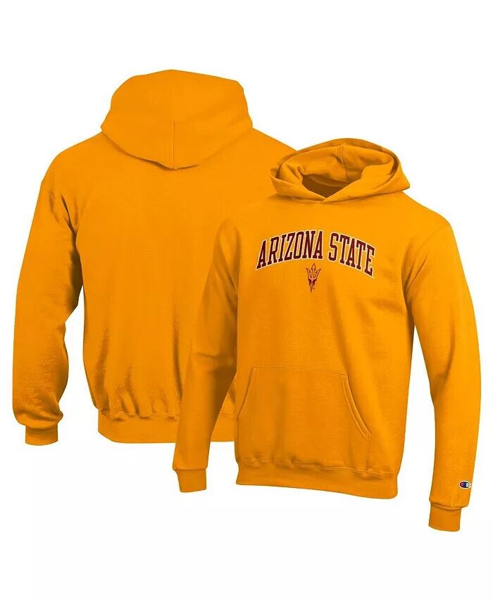 

Толстовка с капюшоном Big Boys and Girls Gold Arizona State Sun Devils Campus Champion