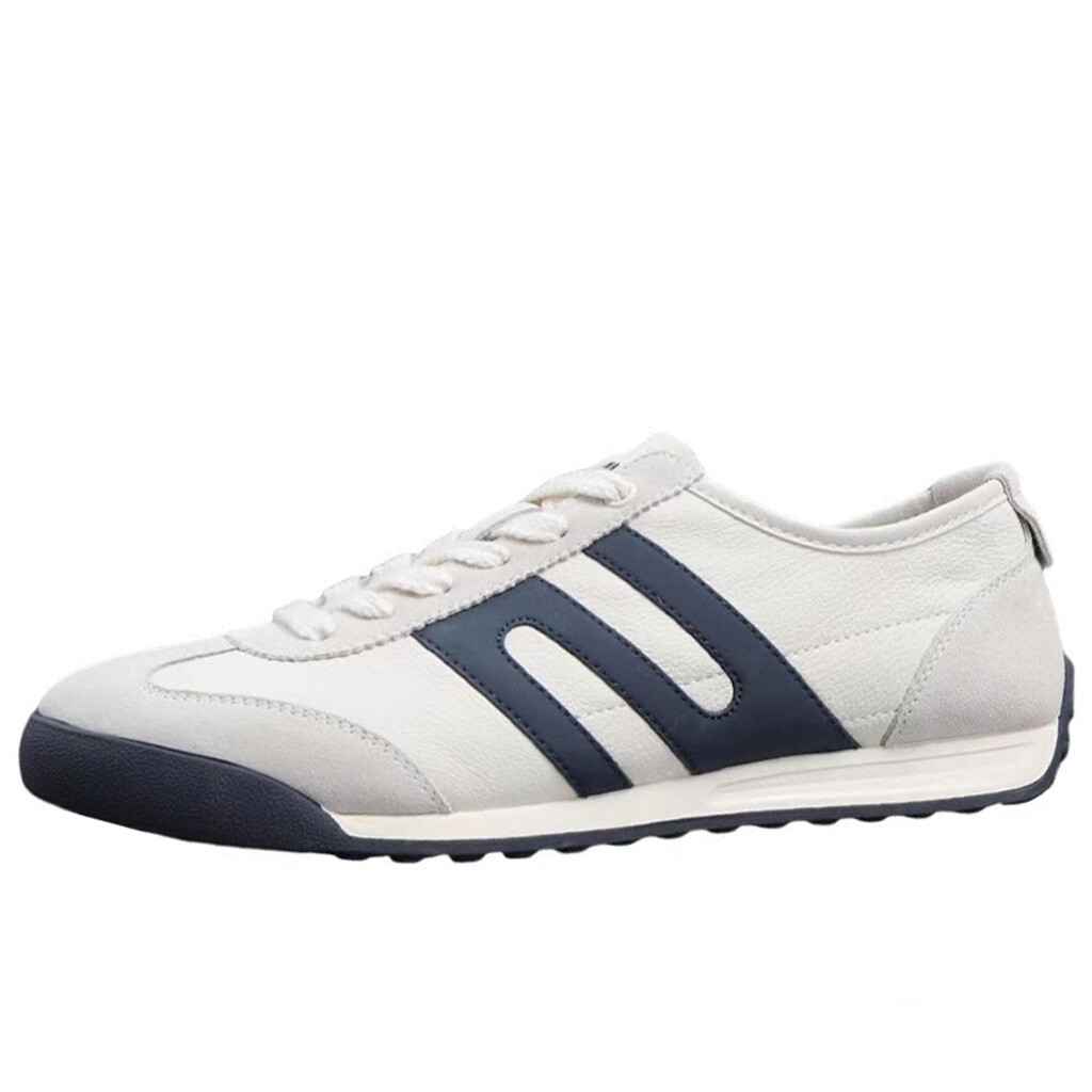 Кроссовки мужские Lifestyle Shoes Men Low-Top Devanro, белый/зеленый — фото 2