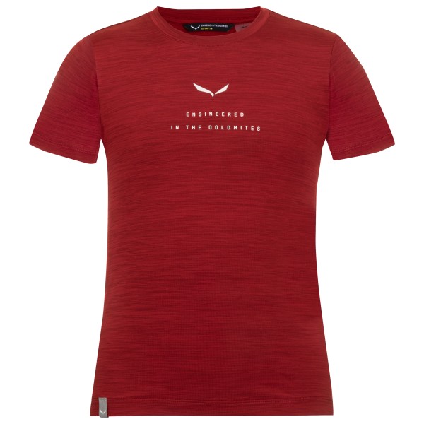 

Детская футболка Eagle Dry S/S Salewa, Syrah Melange