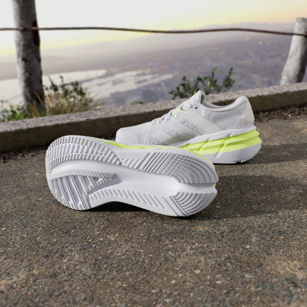 Кроссовки Adidas Adistar 4 Running Shoes, цвет Dash Grey/Zero Metalic/Hi-Res Yellow — фото 3