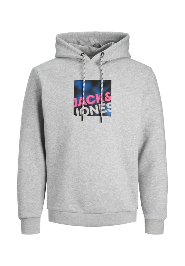 

Толстовка с капюшоном Logan Hoodie Jack & Jones, серый