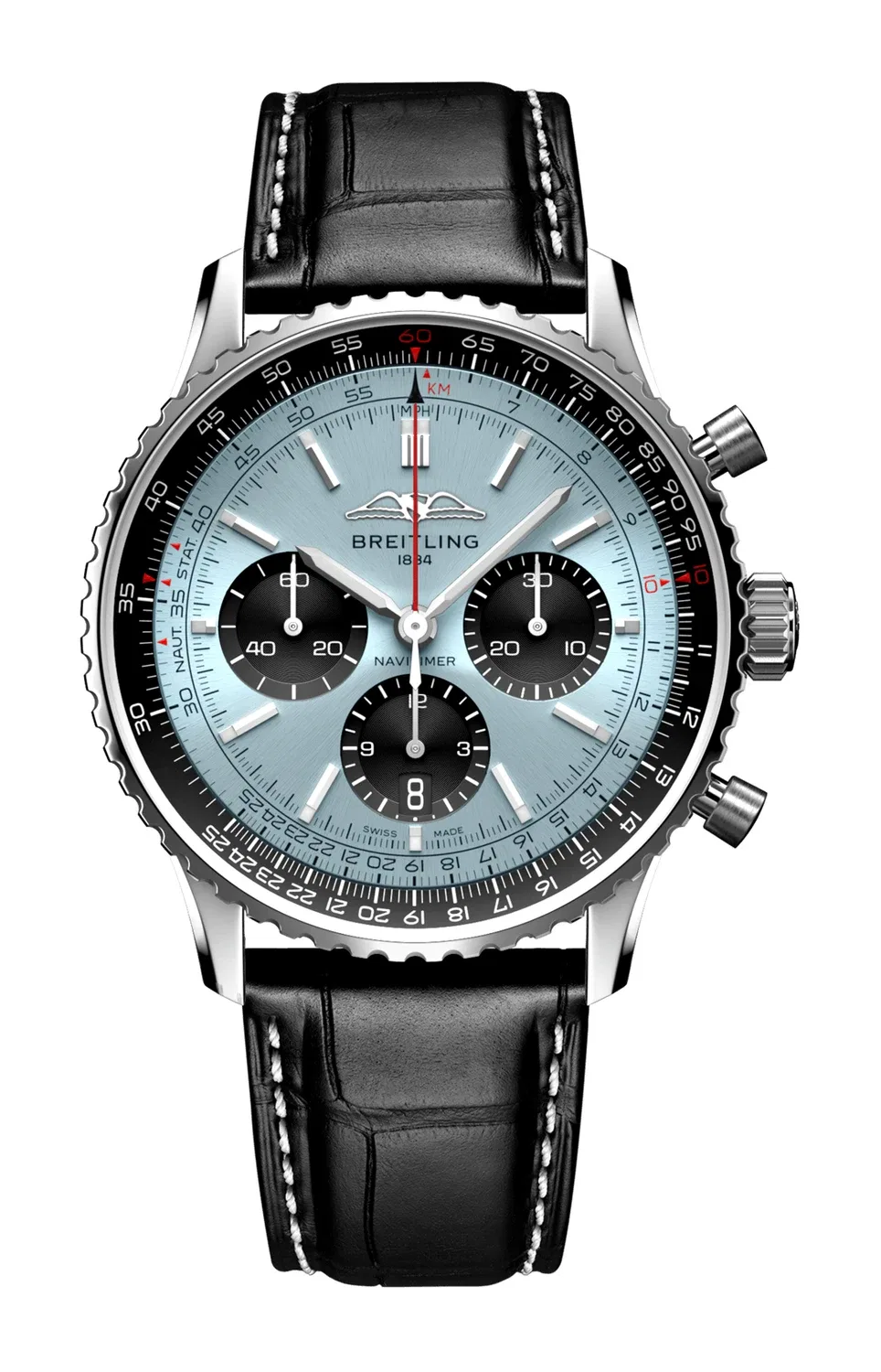 НАВИТАЙМЕР В01 ХРОНОГРАФ 43 - AB0138241C1P1 BREITLING, золотой