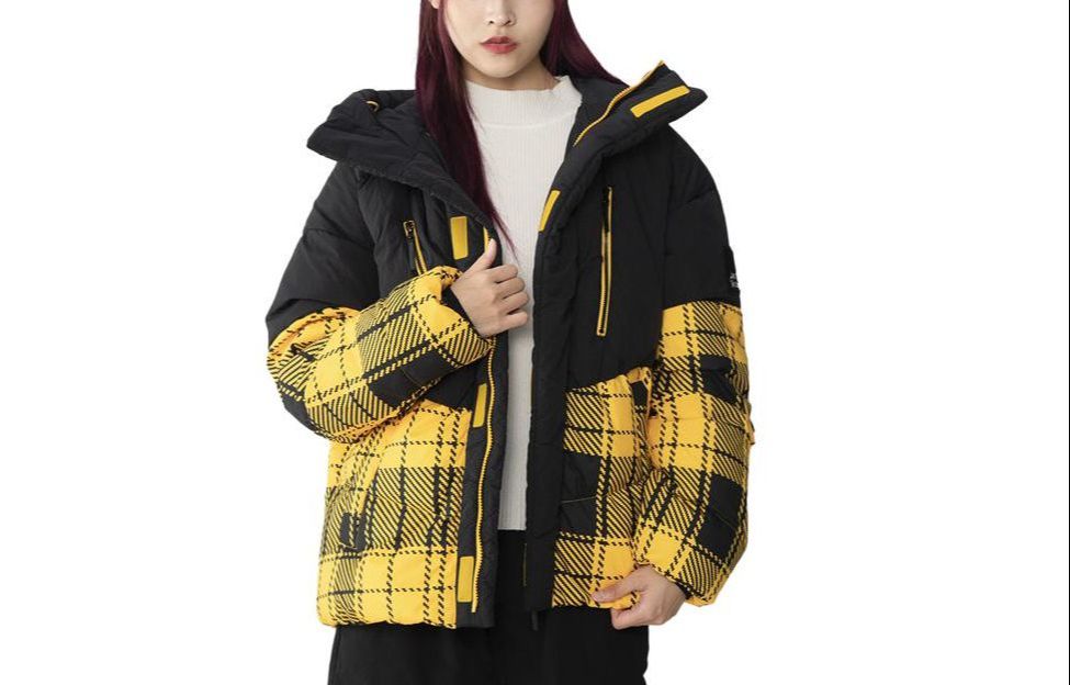 

JACK WOLFSKIN Унисекс пуховик, Yellow Black/6055