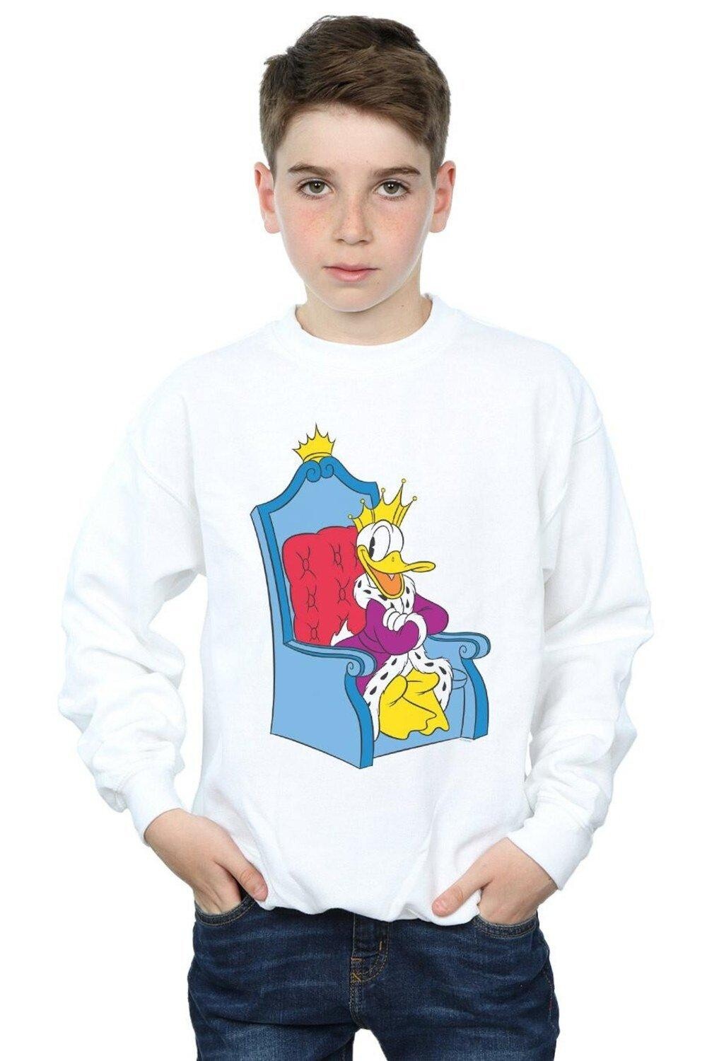 

Толстовка Donald Duck King Donald Disney, белый