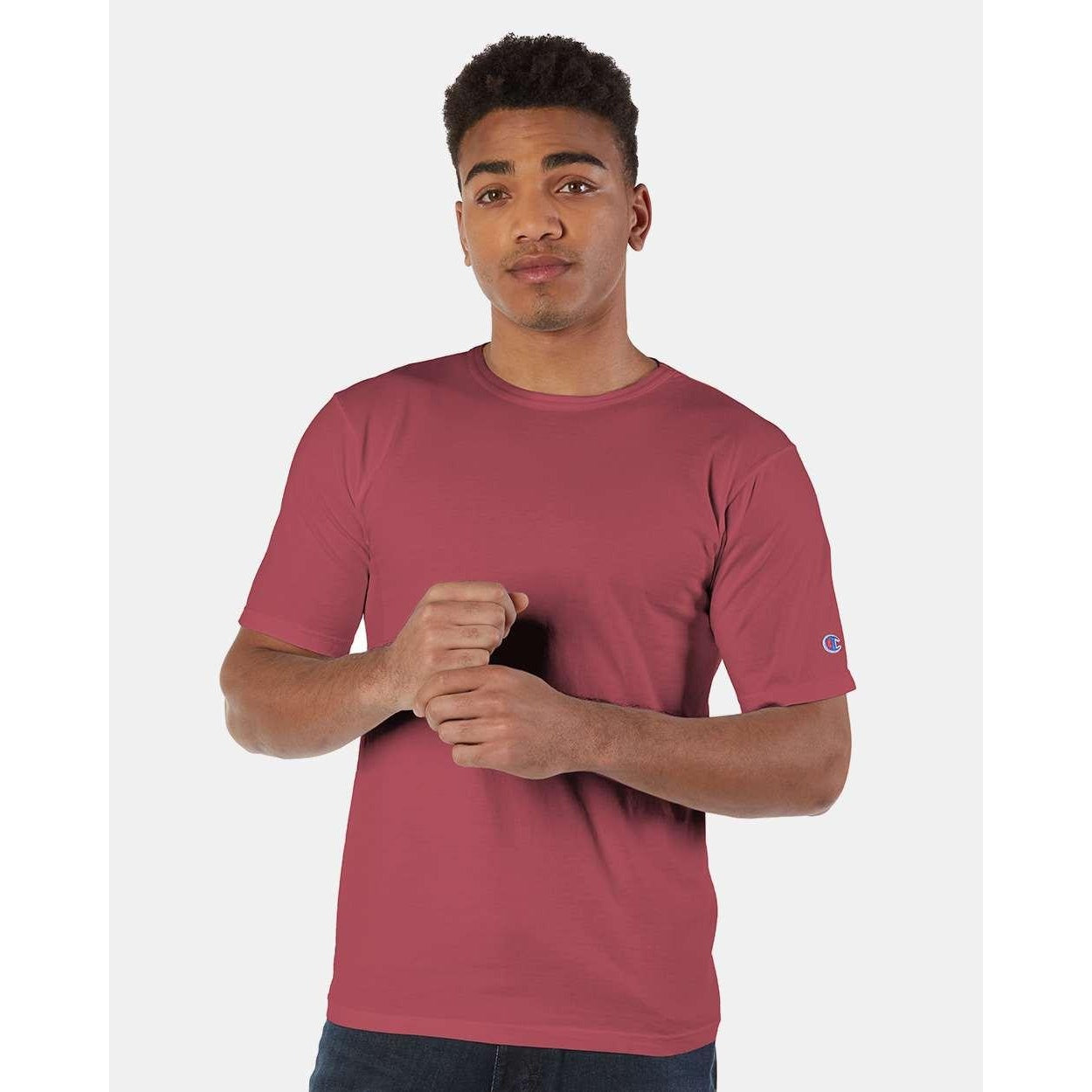 

Футболка Champion Garment-Dyed, малиновый