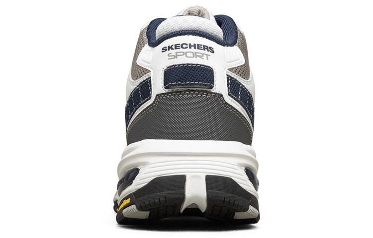 Кроссовки мужские толстые низкие белые/синие/серые/черные Skechers — фото 4