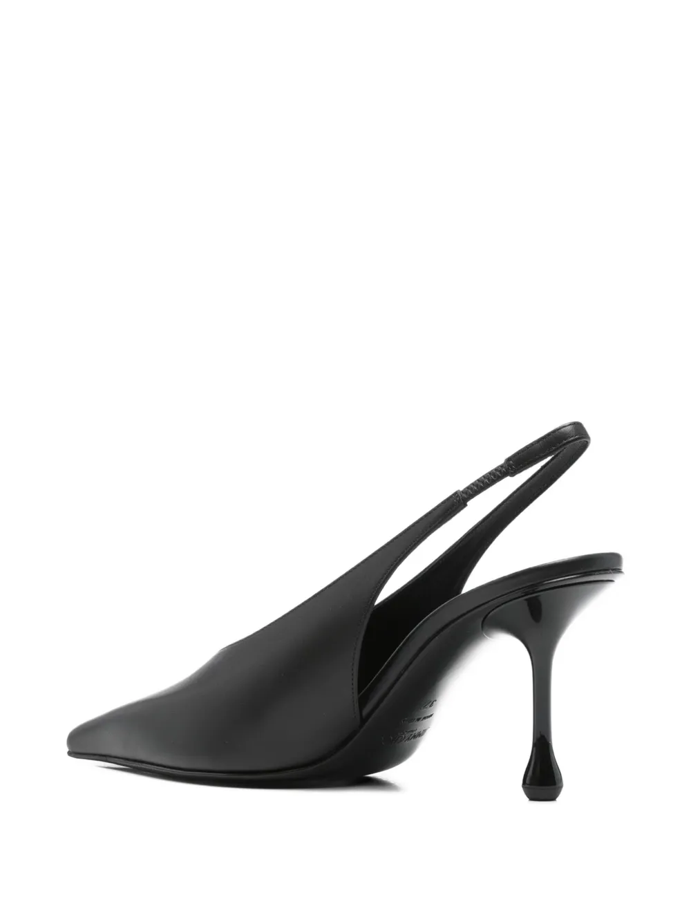 Туфли Isa на каблуке с пяткой 85 мм JIMMY CHOO, черный — фото 3