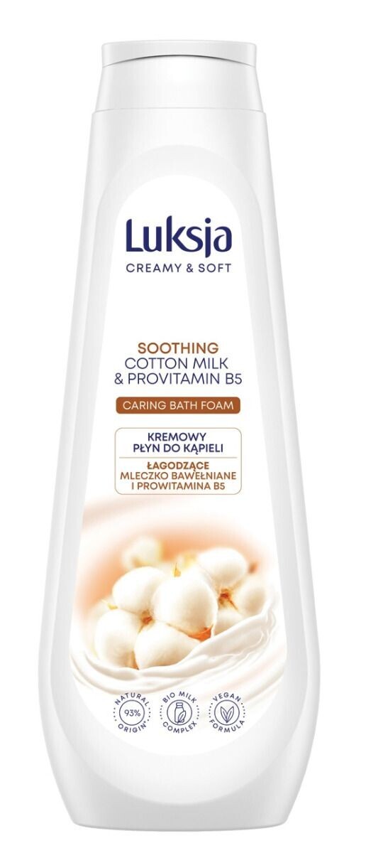 

Luksja Creamy & Soft Mleczko Bawełniane i Prowitamina B5 ванна с пеной, 900 ml