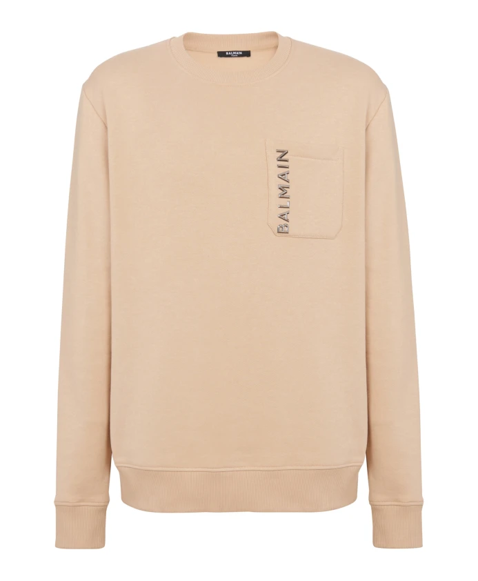 

Ламинированная толстовка Bamain Balmain, бежевый