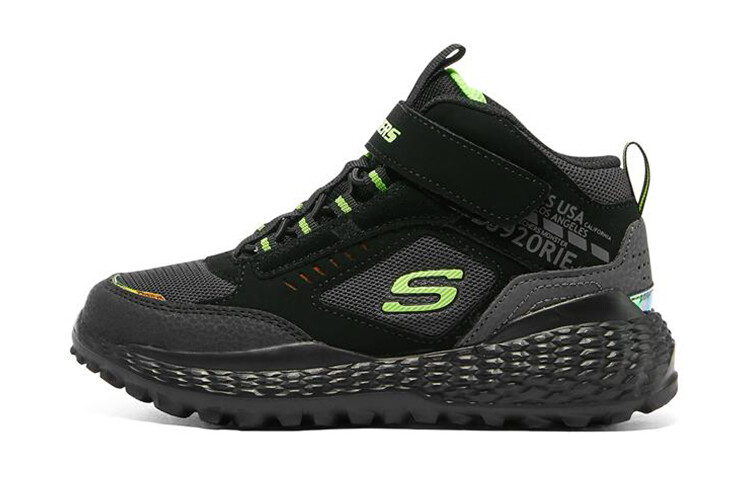 

Кроссовки Monster Kids GS Mid-top черные/зеленые Skechers