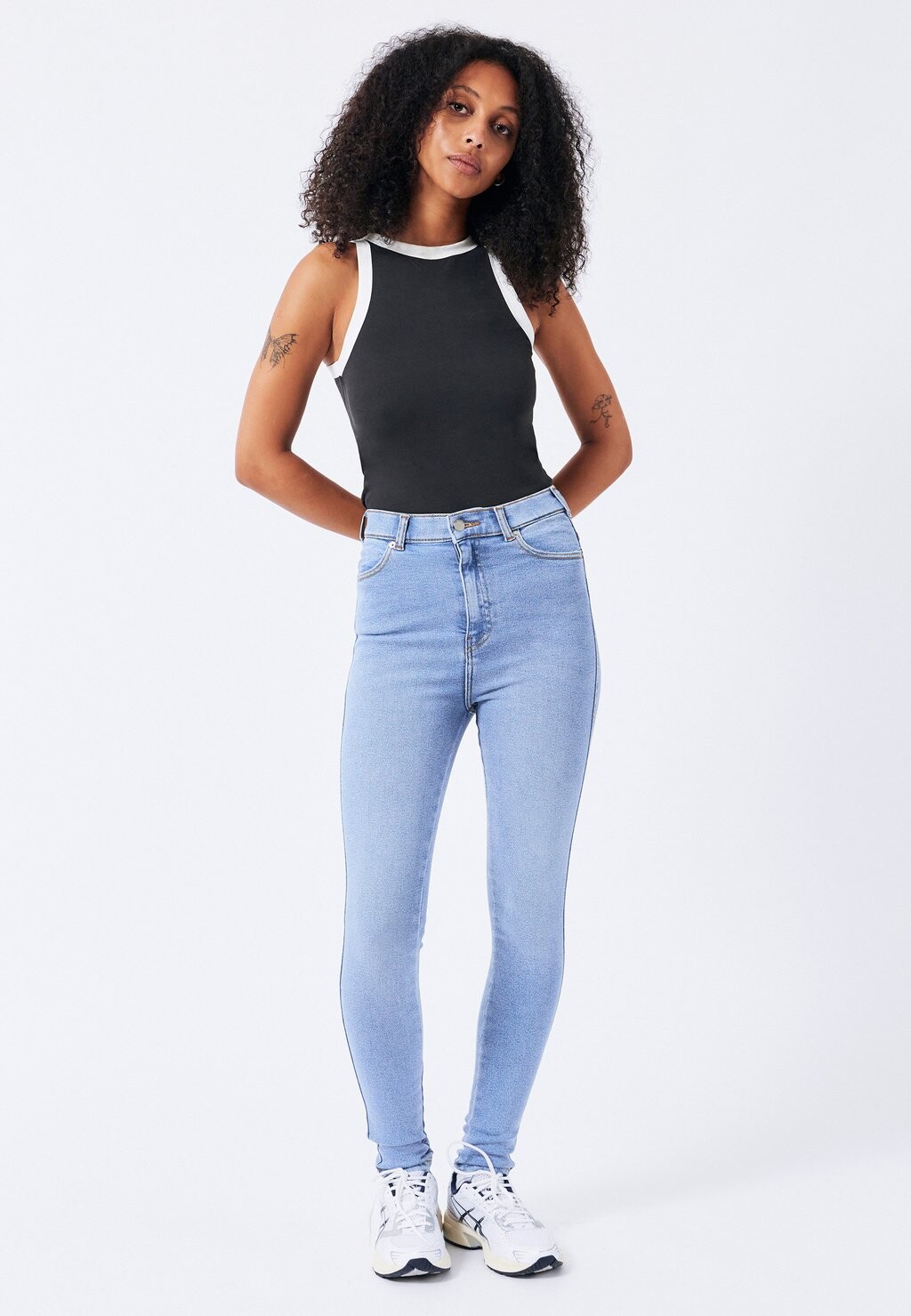 

Джинсы облегающие MOXY TALL Dr.Denim Tall, светло-голубой деним