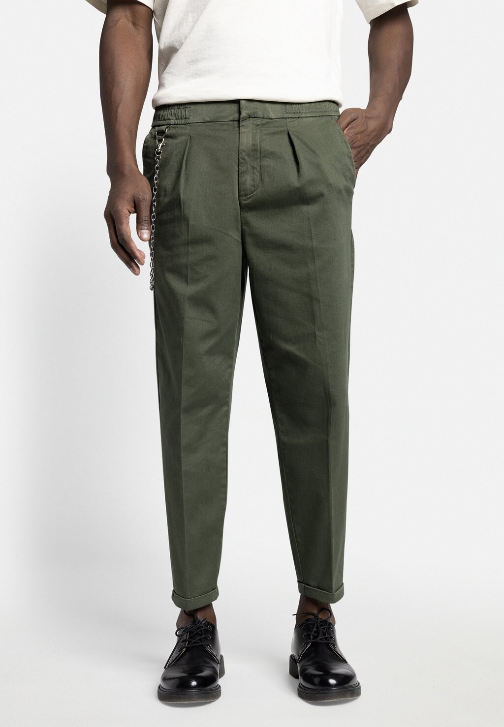 

Брюки LEE CROPPED PANTS Redefined Rebel, цвет climbing ivy