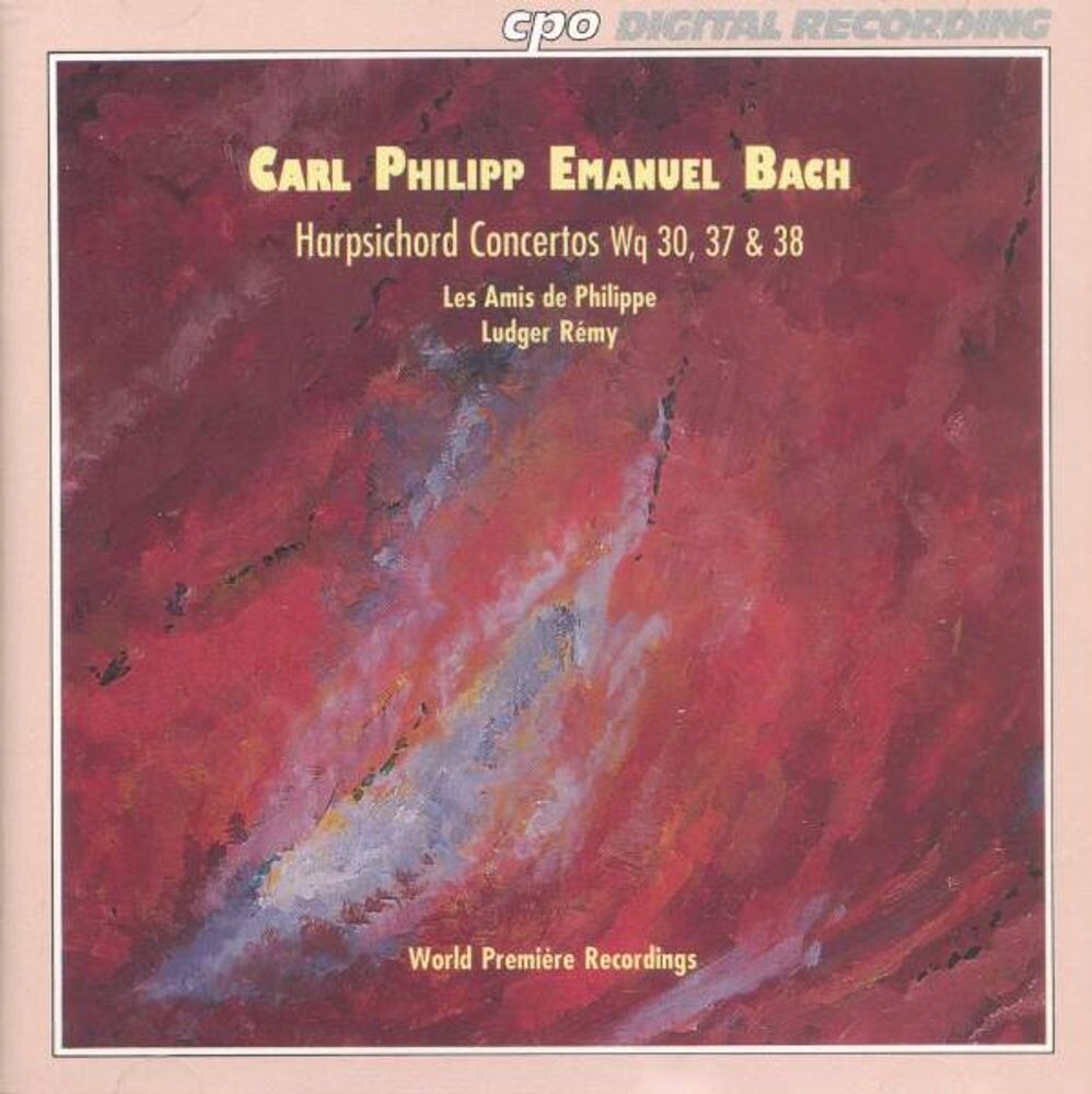 

Диск CD Bach: Harpsichord Concertos [Import] - C.P.E. Bach, Ludger Rémy, Les Amis de Philippe