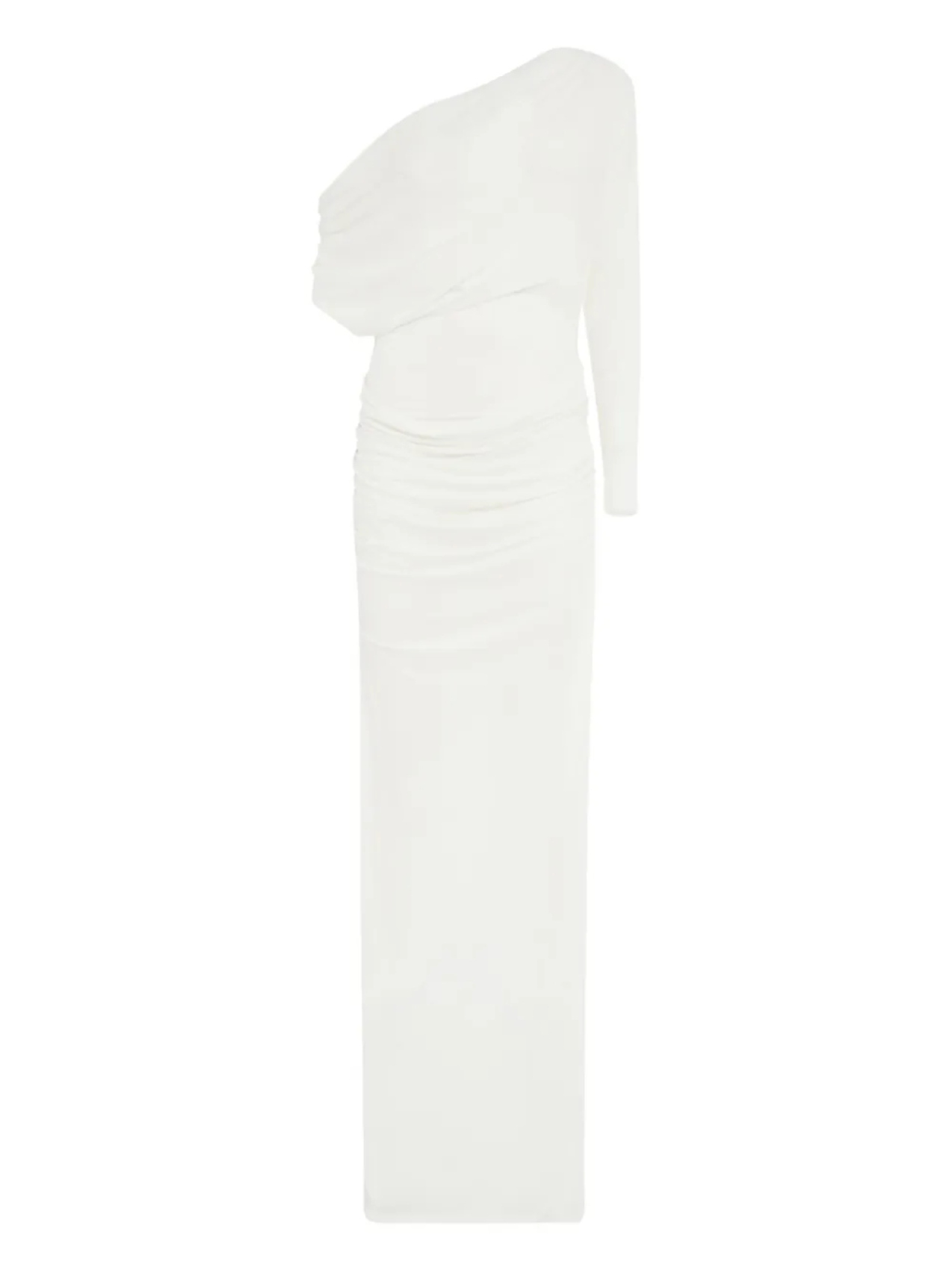 

Alex Perry платье с одним рукавом, белый