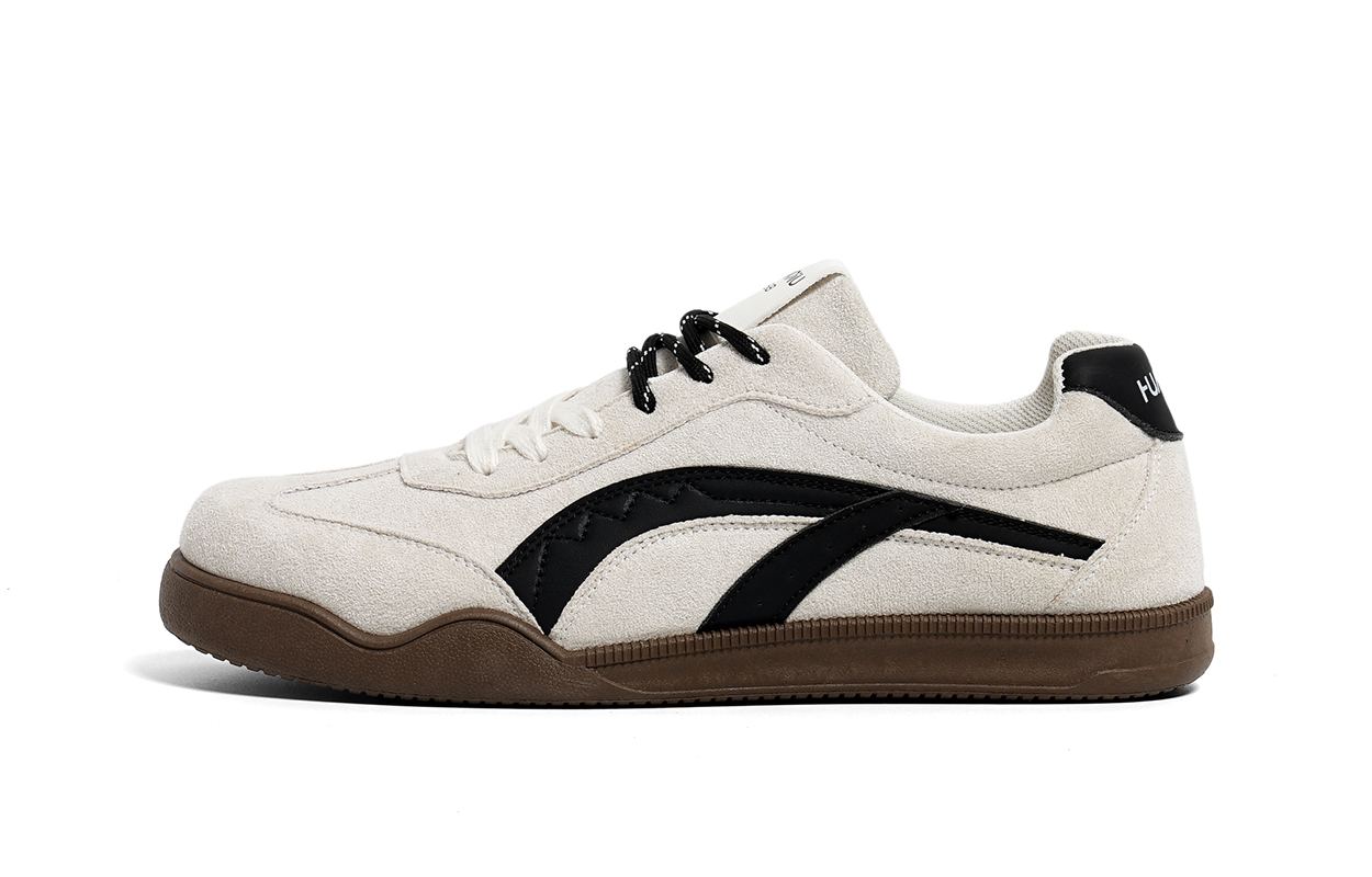 

HUANQIU Синтетическая кожа, текстиль, износостойкие и легкие низкие скейтборд-кроссовки мужские beige