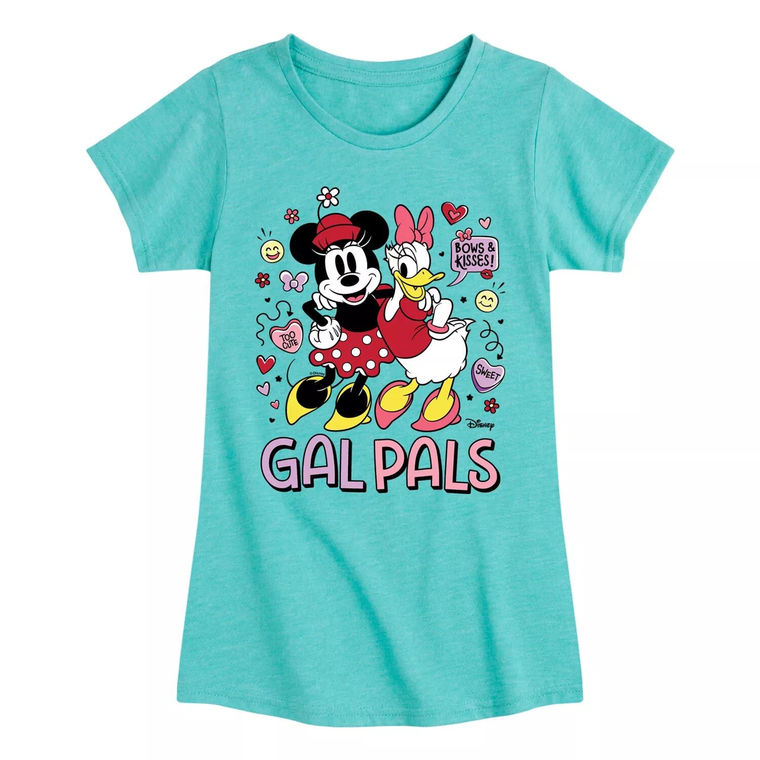 

Футболка Disney's Minnie Mouse для девочек 7–16 лет с рисунком Daisy Duck Licensed Character