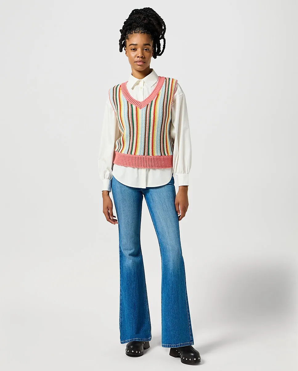 

Джинсы женские Fierce flare с высокой талией Wrangler, синий