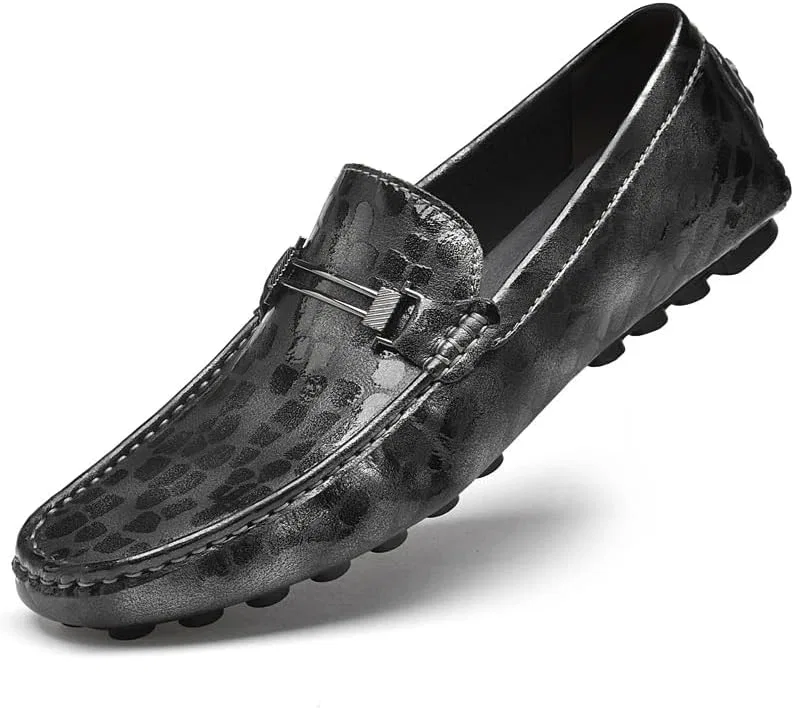 Лоферы Vegan Leather Loafers Grey Taller PUGHGAETZF — фото 2