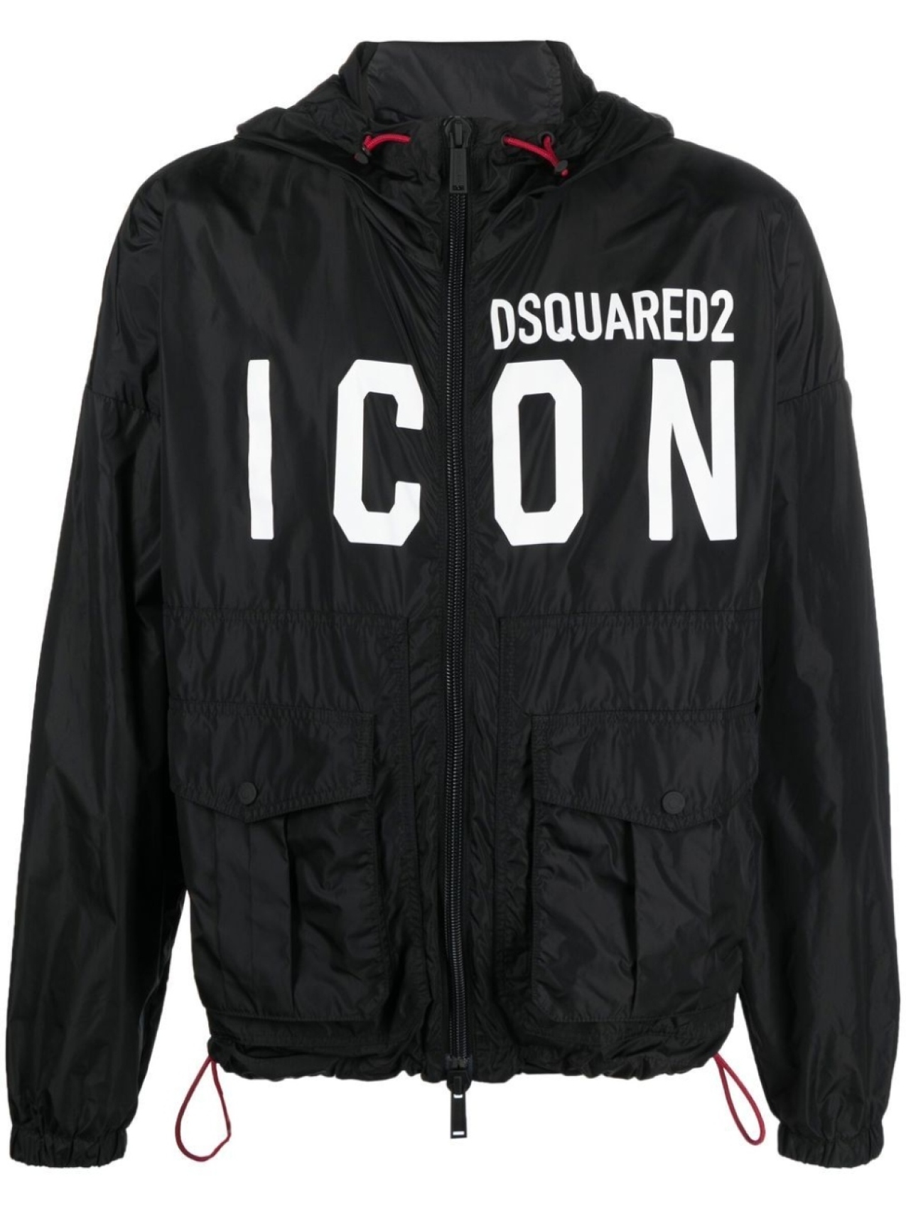 

Dsquared2 куртка Icon в стиле колор-блок с логотипом, черный