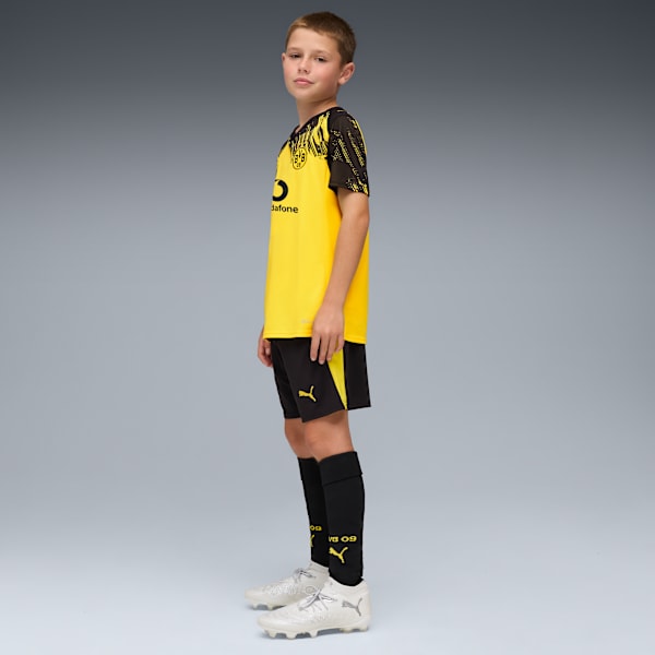 Футбольные шорты для больших детей Bvb Puma, черный — фото 3