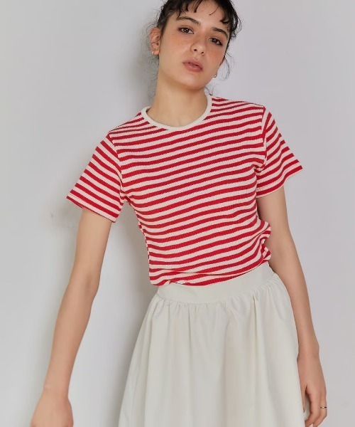 

Футболка с вафельной полоской KALENO, красный