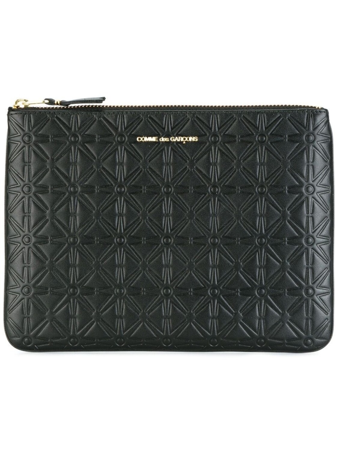 

Comme Des Garçons Wallet кошелек с тиснением, черный