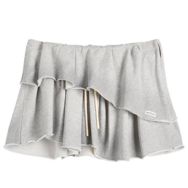

Юбка из джерси Felpa Acne Studios, серый
