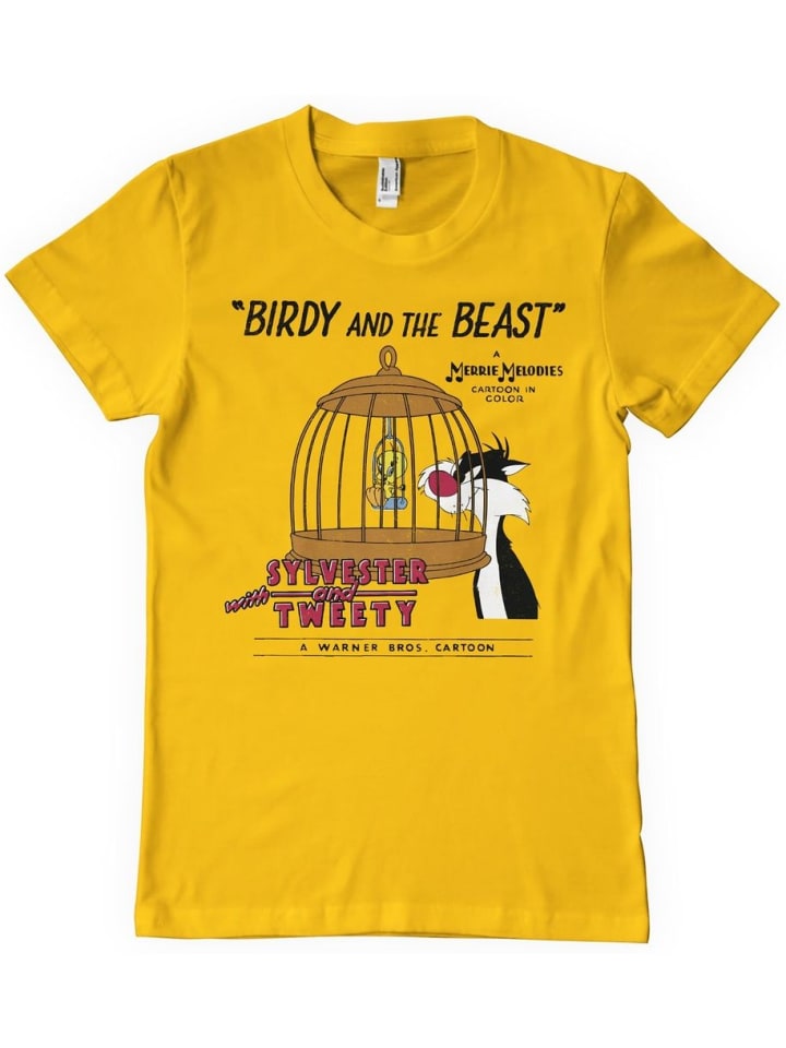 

Футболка Birdy And The Beast T-Shirt Looney Tunes , золотой
