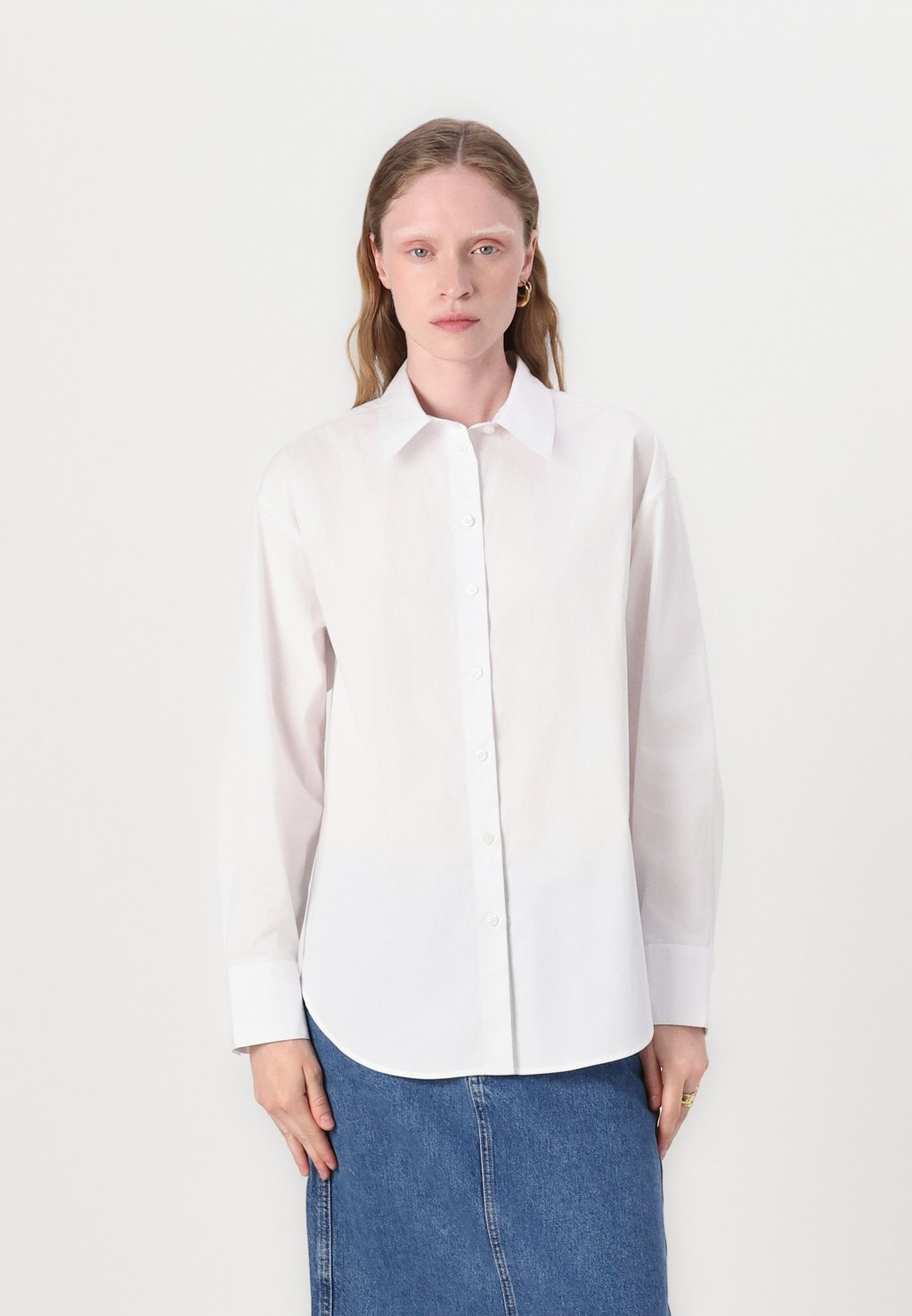 

Блузка на пуговицах SHIRT Calvin Klein, белый