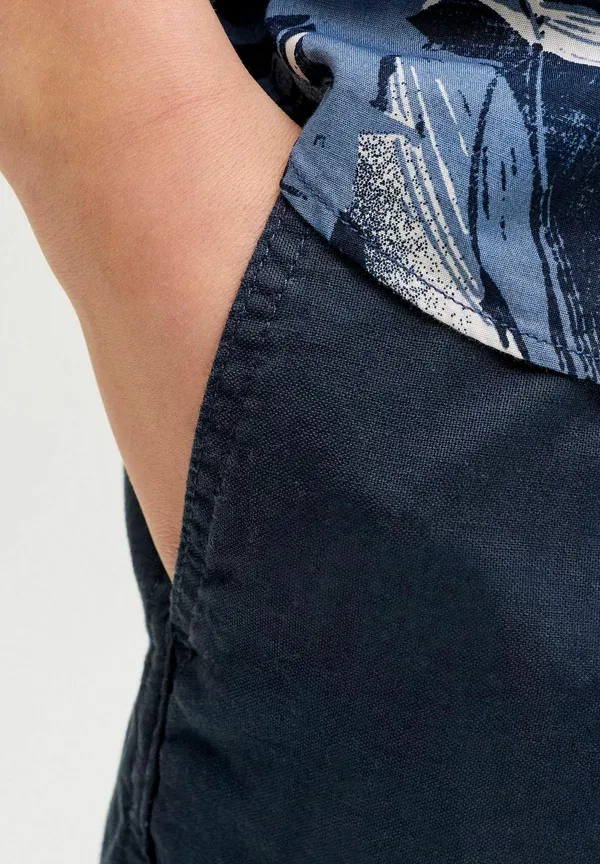 Шорты детские свободного кроя Jack & Jones Junior, темно-синий — фото 4