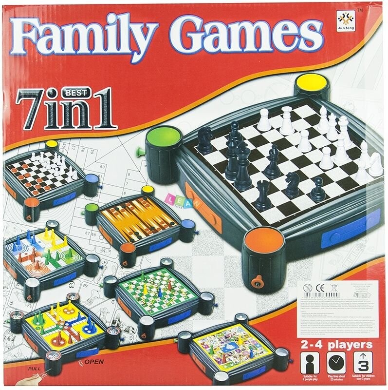 

Набор 7 в 1, игры для вечеринки, Lean Toys