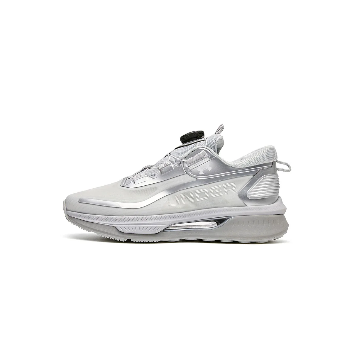 Детские беговые кроссовки Running Collection с амортизацией, дышащие, легкие, нескользящие Under Armour, серебро