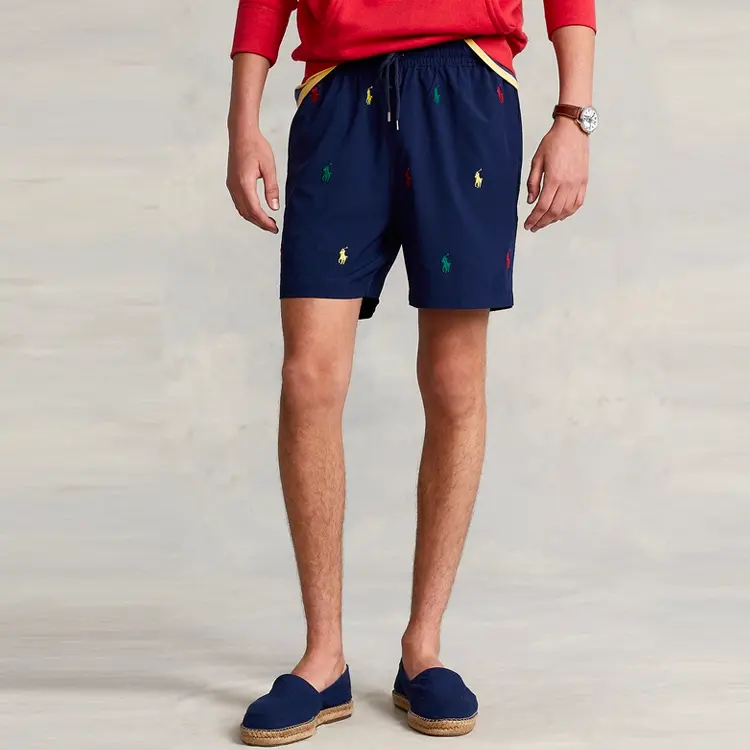 SS22 Повседневные шорты мужские темно-синие Polo Ralph Lauren — фото 4