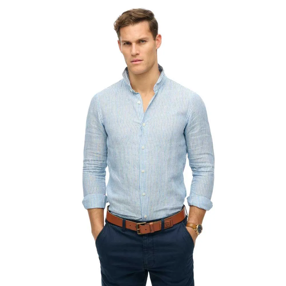

Рубашка Superdry Vacation Linen, синий