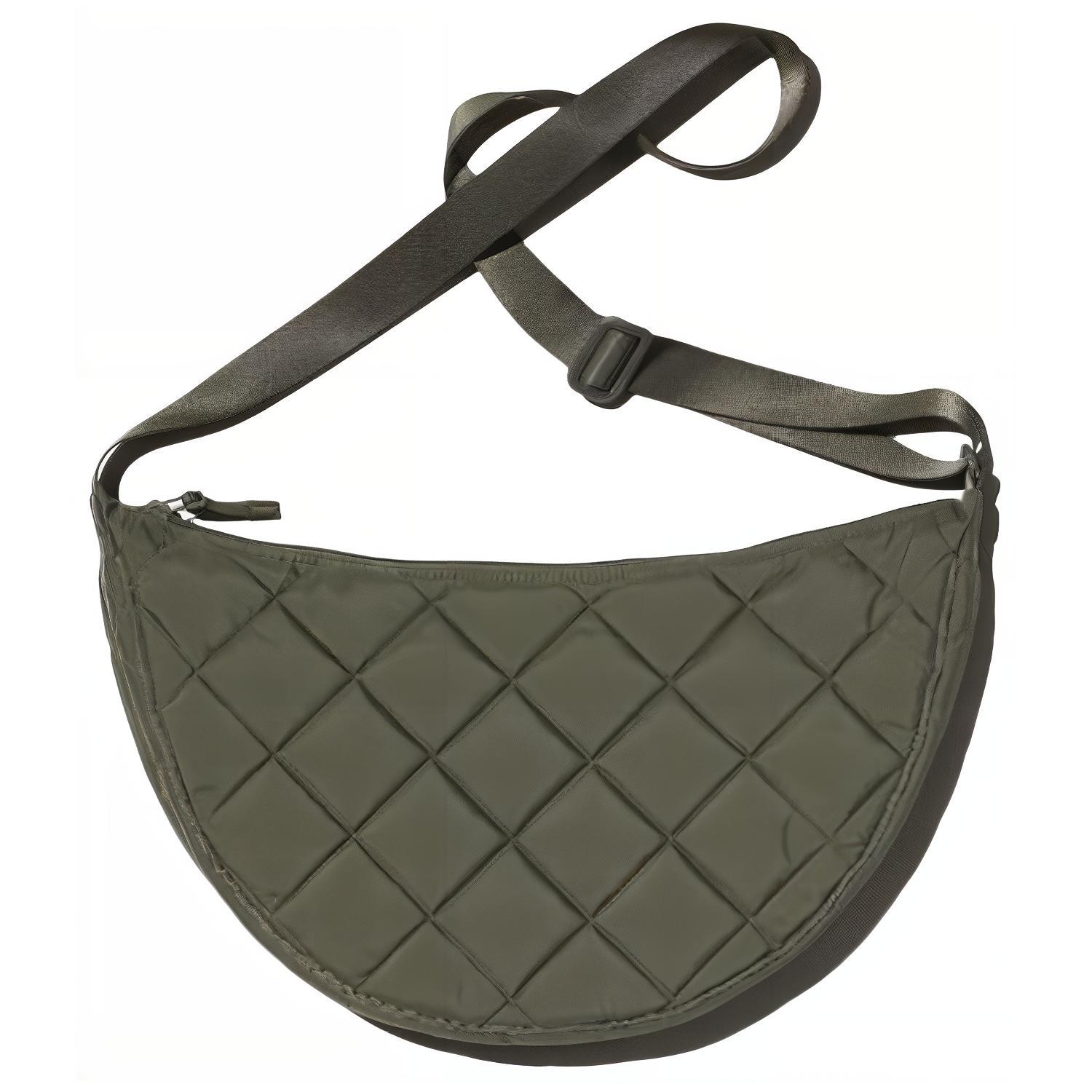 

UNIQLO Полиэстеровая сумка через плечо, Olive