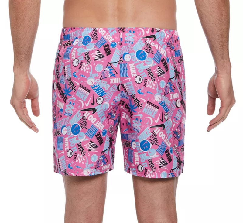 

Мужские шорты для волейбола Nike 5 дюймов, цвет Playful Pink
