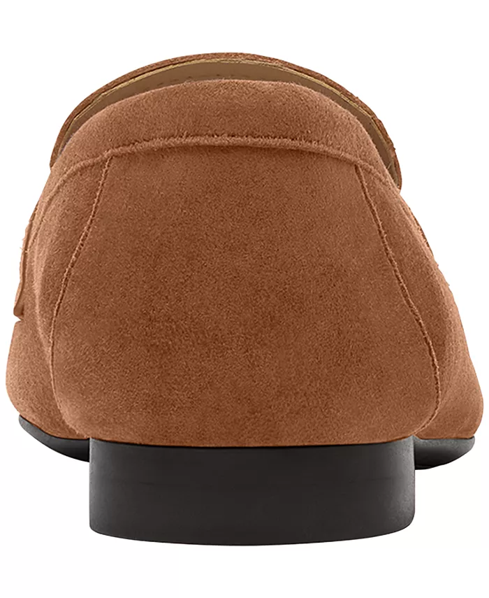 Женские лоферы Sculpted C с круглым носком Coach, коричневый — фото 3